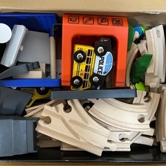 スピードシティー　木製レールセットの画像