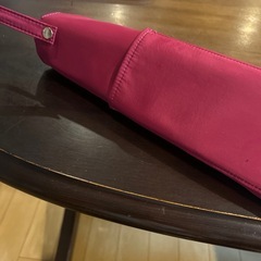 吊り下げ⭐️ヘアアイロン ケース 耐熱300度 コード収納ポケット付 ローズピンクの画像