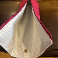 吊り下げ⭐️ヘアアイロン ケース 耐熱300度 コード収納ポケット付 ローズピンクの画像