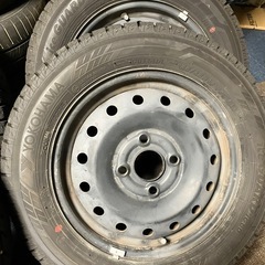 ○ホンダ純正13インチ  155/65r13 24年4本セット 上物スタットレス○の画像