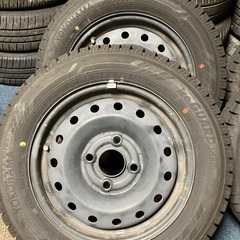 ○ホンダ純正13インチ  155/65r13 24年4本セット 上物スタットレス○の画像