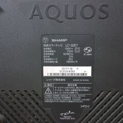 ●（ご予約済ab）(中古)SHARP AQUOS 32型液晶カラーテレビ LC‐32E7の画像