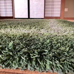 お取引中　毛足が長いじゅうたん　裏側もしっかりした高級なカーペット　の画像