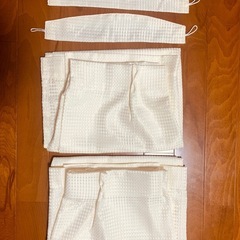 美品  ニトリ(NITORI)カーテン　100cm×丈110cm 2枚セットの画像