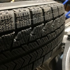 ○13インチアルミ 145/80r13  19年4本セット スタッドレス 溝タップリ○の画像