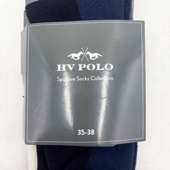 【未使用】HV POLO ソックス JENETTE 35-38 (23～25cm) S ネイビー 116141 レディース 乗馬 馬術の画像