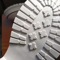 新品 23.5cm レディース ブーツ ホワイト 厚底 シューズ 普段着 識別番号:【B096-S】の画像