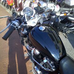 NO.5576　ＶＴ４００Ｓ　水冷４サイクルＶツインエンジン　　ＦＩ車　リヤキャリア　サイドバックサポート　エンジンガード　ブラック　☆彡の画像