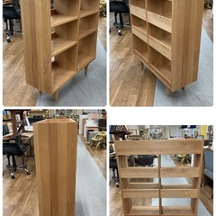 S104 ⭐ モモナチュラル MOMONATURAL COMO SHELF M シェルフ 幅86cm  USED 美品の画像