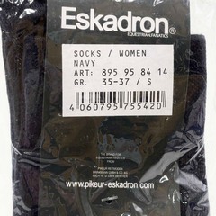 【未使用】ESKADRON エスカドロン ソックス 35-37 S ネイビー レディース 乗馬 馬術の画像