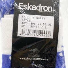 【未使用】ESKADRON エスカドロン ソックス 35-37 S ロイヤル レディース 乗馬 馬術の画像