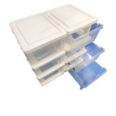 3段衣装ケース　連結2個セットの画像