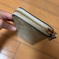 締め切りました　COACH 長財布　レディースの画像