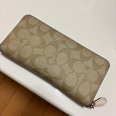 締め切りました　COACH 長財布　レディースの画像