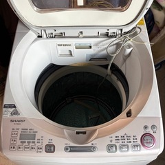 SHARP８キロ電気洗濯乾燥機 ES-TX84KS ２０１５年製 の画像
