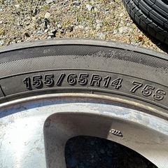 155/65-14 4本セット　ジャンクありの画像