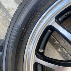 スタッドレスタイヤ　155\65R14 ホイールつき付きの画像