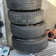 スタッドレスタイヤ　155\65R14 ホイールつき付きの画像