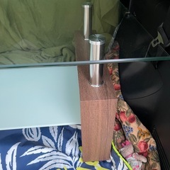 新品　　未使用　ガラステーブルの画像