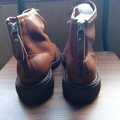 新品 23cm レディース ブーツ ブラウン 厚底 シューズ 普段着 識別番号:【B099-S】の画像