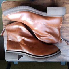 新品 23cm レディース ブーツ ブラウン 厚底 シューズ 普段着 識別番号:【B099-S】の画像