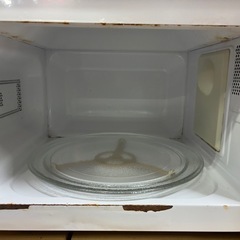 ★ハイパワー★アイリスオーヤマ　電子レンジ DMBT172-6-WH 2018年製　ハイパワー700w ※商品の扉を開けた部分の塗装剥がれ、錆があります。の画像