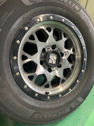 ミシュラン 265/65R17 スタッドレスタイヤ アルミホイールセット 