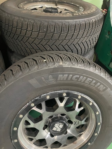 ミシュラン 265/65R17 スタッドレスタイヤ アルミホイールセット 