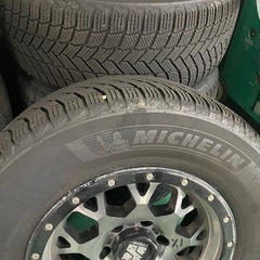 ミシュラン 265/65R17 スタッドレスタイヤ アルミホイールセット の画像