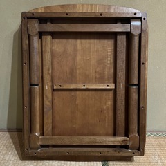 （レトロ）ちゃぶ台 75cm×60cm×31.5cmの画像