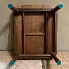 （レトロ）ちゃぶ台 75cm×60cm×31.5cmの画像