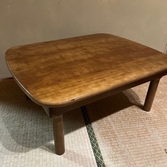 （レトロ）ちゃぶ台 75cm×60cm×31.5cmの画像