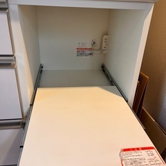 綾野製作所 AYANO 食器棚／キッチンボード／白の画像