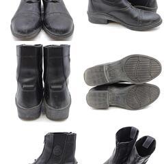 [セット] カバロ シンセティックショートブーツ 41 / チャップス(Mサイズ) ※FLECK 短鞭付 41 ブラック CAVALLOの画像