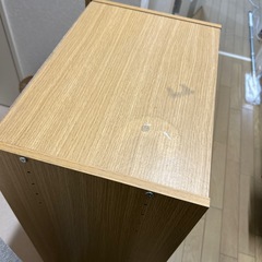 ニトリ3段ボックス　棚の高さ調整可能　の画像