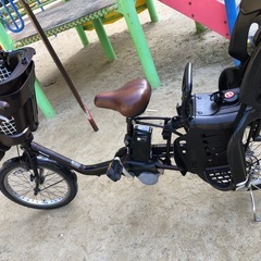 電動アシスト自転車パナソニック3人バッテリー16Ahの画像