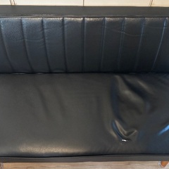 ソファ　ブラック　2人用の画像