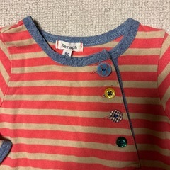 セラフ 80 ピンクボーダーワンピース風の画像