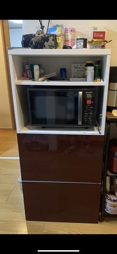 キッチンキャビネット+テレビボード+ 電子レンジ