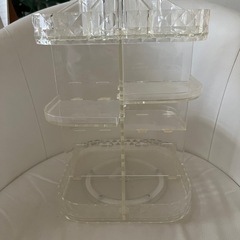 回転式 メイクボックス 小物入れ 収納ケースの画像