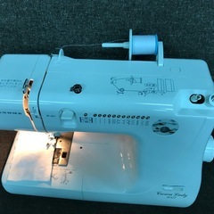 ★パワフルコンパクト★JANOMEミシンCrown Lady★整備済の画像