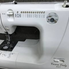 ★パワフルコンパクト★JANOMEミシンCrown Lady★整備済の画像