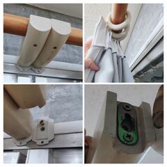 木製レール＋カーテン×2 セット 11/24～26限定の画像