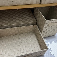 本日限定1000円引き！木製収納ボックスの画像