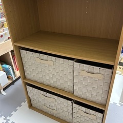 本日限定1000円引き！木製収納ボックスの画像