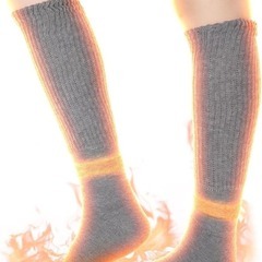 冷え性対策 あったかい 靴下 温活ソックス 脚首パイル発熱 極厚手 吸湿発熱素材の画像