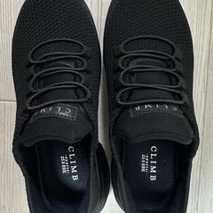 手を使わず履ける！ CLIMB クライム ブラック スリッポン　スニーカーの画像