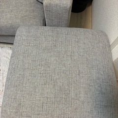 3人掛けソファ　オットマンとクッション付の画像