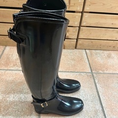 ハンター　キルティング　長靴　レインブーツ　24cmの画像