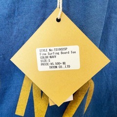 【未使用】Almond Surfboards & Design アーモンドサーフボードデザイン SURFING BOARD S/S 半袖Tシャツ ロゴ ブランド S ネイビー TS1902SP ユニセックスの画像